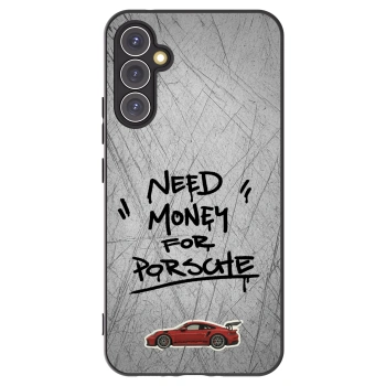 Picasee Μαύρη θήκη σιλικόνης για Samsung Galaxy A34 5G A346B - Grey Drift