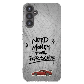 Picasee διαφανής θήκη σιλικόνης Samsung Galaxy A34 5G A346B - Grey Drift