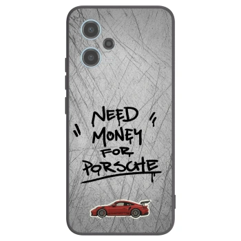 Picasee Μαύρη θήκη σιλικόνης για Xiaomi Redmi Note 12 5G - Grey Drift