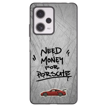 Picasee Μαύρη θήκη σιλικόνης για Xiaomi Redmi Note 12 Pro+ 5G - Grey Drift