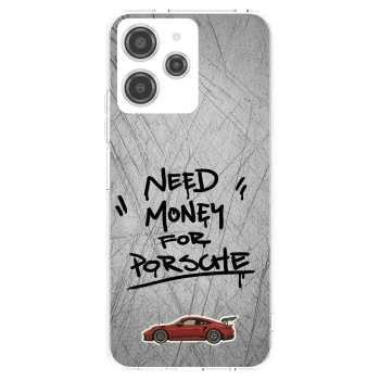 Picasee διαφανής θήκη σιλικόνης Xiaomi Redmi 12 4G - Grey Drift