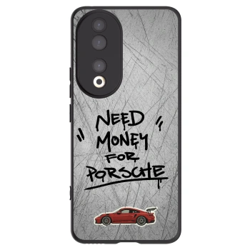 Picasee Μαύρη θήκη σιλικόνης για Honor 90 5G - Grey Drift