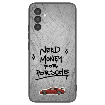 Picasee Μαύρη θήκη σιλικόνης για Samsung Galaxy A04s A047F - Grey Drift