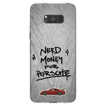Picasee διαφανής θήκη σιλικόνης Samsung Galaxy S8 G950F - Grey Drift