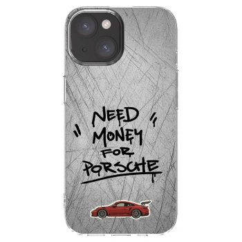 Picasee διαφανής θήκη σιλικόνης Apple iPhone 15 - Grey Drift