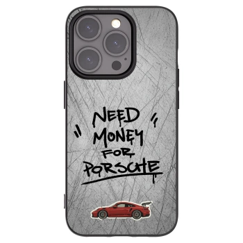 Picasee Μαύρη θήκη σιλικόνης για Apple iPhone 15 Pro - Grey Drift