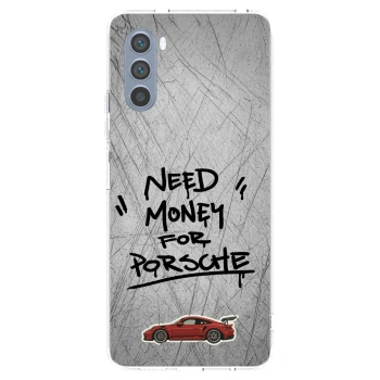 Picasee διαφανής θήκη σιλικόνης Motorola Moto G62 - Grey Drift