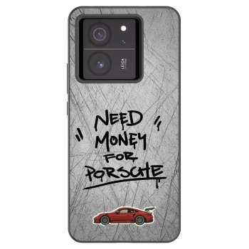 Picasee Μαύρη θήκη σιλικόνης για Xiaomi 13T Pro - Grey Drift