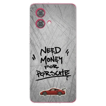 Picasee διαφανής θήκη σιλικόνης Motorola Moto G84 5G - Grey Drift