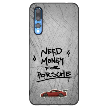 Picasee Μαύρη θήκη σιλικόνης για Huawei P20 Pro - Grey Drift