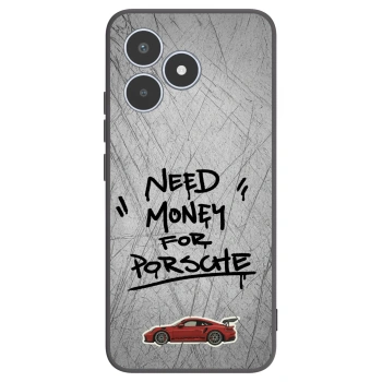 Picasee Μαύρη θήκη σιλικόνης για Realme C53 - Grey Drift