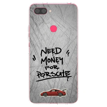 Picasee διαφανής θήκη σιλικόνης Xiaomi Mi 8 Lite - Grey Drift