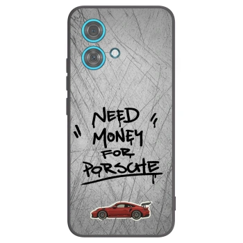 Picasee Μαύρη θήκη σιλικόνης για Motorola Edge 40 Neo - Grey Drift