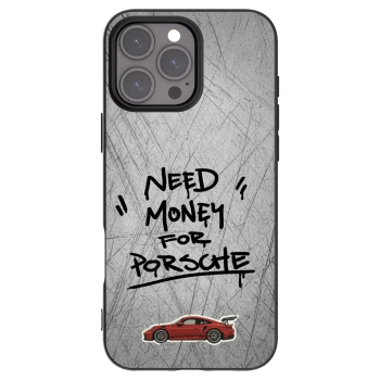 Picasee Μαύρη θήκη σιλικόνης για Apple iPhone 16 Pro Max - Grey Drift