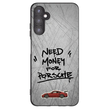 Picasee Μαύρη θήκη σιλικόνης για Samsung Galaxy A05s A057G - Grey Drift