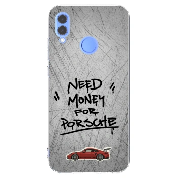 Picasee διαφανής θήκη σιλικόνης Honor 10 Lite - Grey Drift