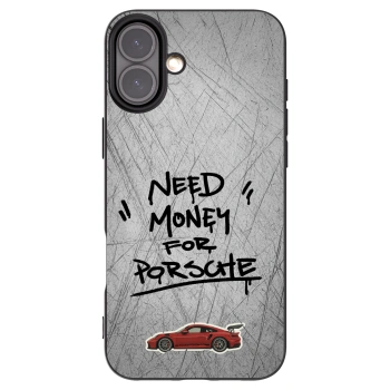 Picasee Μαύρη θήκη σιλικόνης για Apple iPhone 16 Plus - Grey Drift