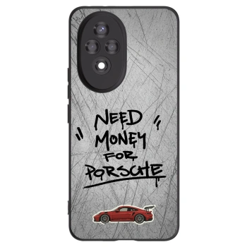 Picasee Μαύρη θήκη σιλικόνης για Honor 200 Pro 5G - Grey Drift