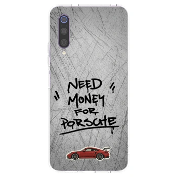 Picasee διαφανής θήκη σιλικόνης Xiaomi Mi 9 - Grey Drift