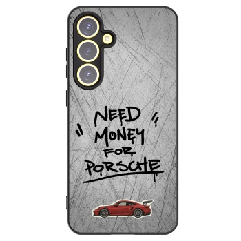 Picasee Μαύρη θήκη σιλικόνης για Samsung Galaxy S24 FE S721B - Grey Drift