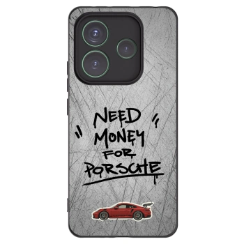 Picasee Μαύρη θήκη σιλικόνης για Xiaomi Redmi Note 14 5G - Grey Drift