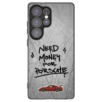 Picasee Μαύρη θήκη σιλικόνης για Samsung Galaxy S25 Ultra 5G - Grey Drift