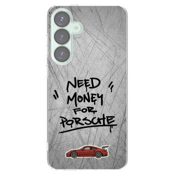 Picasee διαφανής θήκη σιλικόνης Samsung Galaxy S25+ 5G - Grey Drift