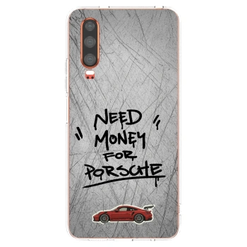 Picasee διαφανής θήκη σιλικόνης Huawei P30 - Grey Drift