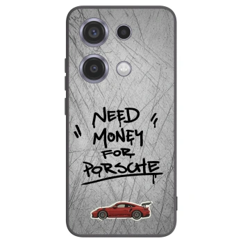 Picasee Μαύρη θήκη σιλικόνης για Xiaomi Redmi Note 14S - Grey Drift