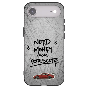 Picasee Μαύρη θήκη σιλικόνης για Apple iPhone Air - Grey Drift