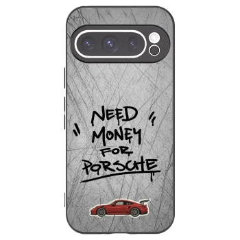Picasee Μαύρη θήκη σιλικόνης για Google Pixel 9 Pro XL - Grey Drift