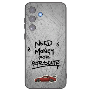 Picasee Μαύρη θήκη σιλικόνης για Samsung Galaxy S25 FE 5G - Grey Drift