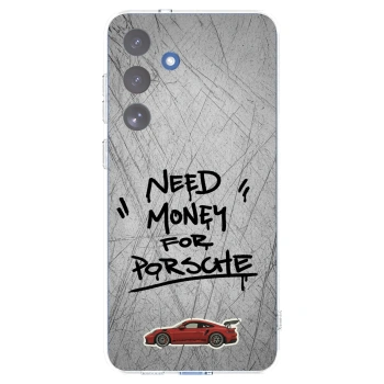 Picasee διαφανής θήκη σιλικόνης Samsung Galaxy S25 FE 5G - Grey Drift