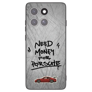 Picasee Μαύρη θήκη σιλικόνης για Motorola Edge 60 Fusion - Grey Drift