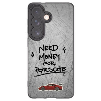 Picasee Μαύρη θήκη σιλικόνης για Samsung Galaxy S26 - Grey Drift