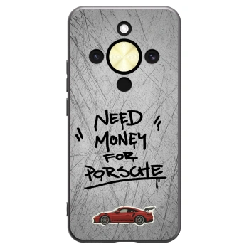 Picasee Μαύρη θήκη σιλικόνης για Honor Magic8 Lite 5G - Grey Drift
