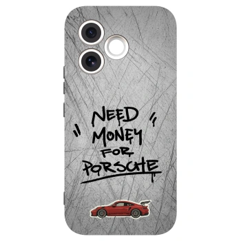 Picasee Μαύρη θήκη σιλικόνης για Honor 600 Lite - Grey Drift