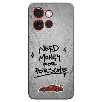 Picasee Μαύρη θήκη σιλικόνης για Motorola Edge 60 Neo 5G - Grey Drift