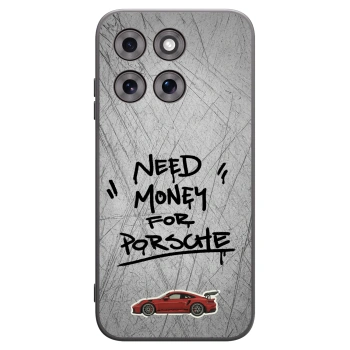 Picasee Μαύρη θήκη σιλικόνης για Motorola Moto G77 - Grey Drift
