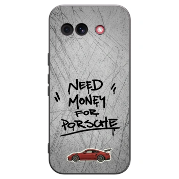 Picasee Μαύρη θήκη σιλικόνης για Google Pixel 10a - Grey Drift