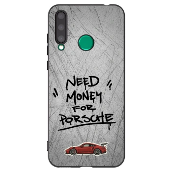 Picasee Μαύρη θήκη σιλικόνης για Honor 20 Lite - Grey Drift