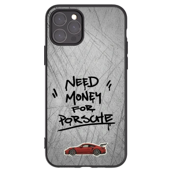 Picasee Μαύρη θήκη σιλικόνης για Apple iPhone 11 Pro - Grey Drift