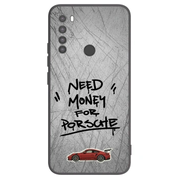 Picasee Μαύρη θήκη σιλικόνης για Xiaomi Redmi Note 8 - Grey Drift