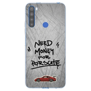 Picasee διαφανής θήκη σιλικόνης Xiaomi Redmi Note 8T - Grey Drift