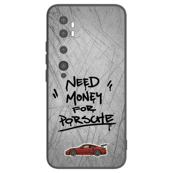 Picasee Μαύρη θήκη σιλικόνης για Xiaomi Mi Note 10 (Pro) - Grey Drift