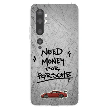 Picasee διαφανής θήκη σιλικόνης Xiaomi Mi Note 10 (Pro) - Grey Drift