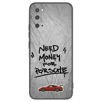 Picasee Μαύρη θήκη σιλικόνης για Samsung Galaxy S20 G980F - Grey Drift