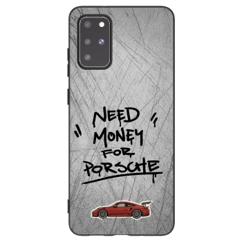 Picasee Μαύρη θήκη σιλικόνης για Samsung Galaxy S20+ G985F - Grey Drift