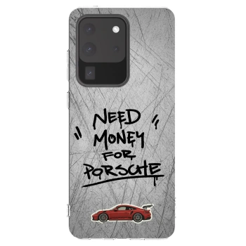 Picasee διαφανής θήκη σιλικόνης Samsung Galaxy S20 Ultra 5G G988F - Grey Drift