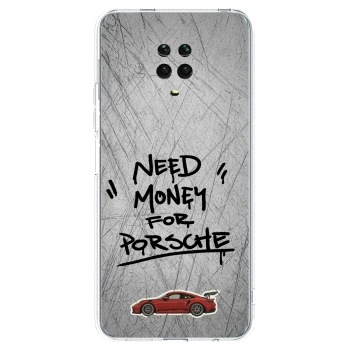 Picasee διαφανής θήκη σιλικόνης Xiaomi Redmi Note 9S - Grey Drift